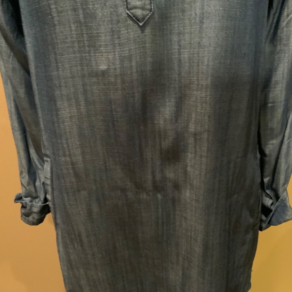 Boutique Laju Tencel Denim Long Sleeve Dress women’s S NWT - Picture 3 of 11